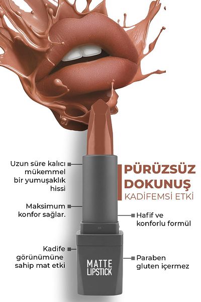 Alix Avien ALIX AVIEN MATTE LIPSTICK 403 CARAMEL NUDE