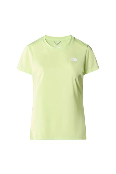 THE NORTH FACE Reaxion Amp Women Green Round Neck T-Shirt