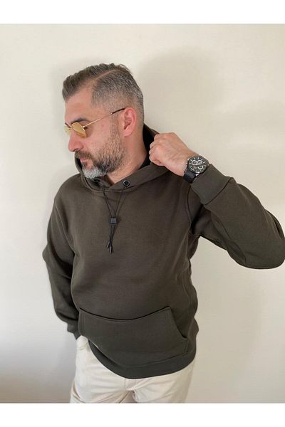 BENESSE Зимно яке с качулка и три нишки, без щампа