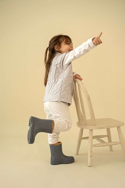 Kirazkids Bulut Desenli Peluş Bebek Yeleği