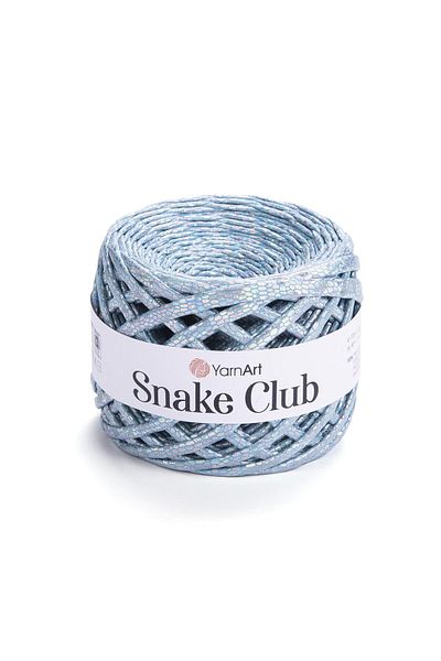 Yarnart SNAKE CLUB - ΠΛΕΚΤΟ ΧΕΡΙ ΜΠΛΕ ΣΧΟΙΝΙ-5110