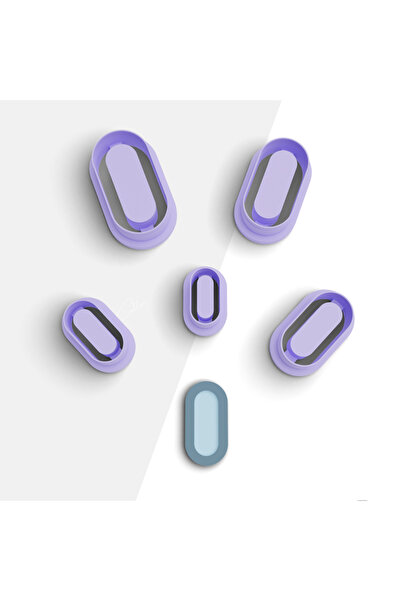 brocutters Polymer Embossed Cut Earrings - Clay Cutter 5 Size, No: 919