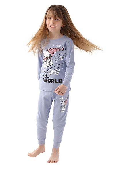 ROLY POLY Girl's Indigo Snoopy Pajama Set - 1613