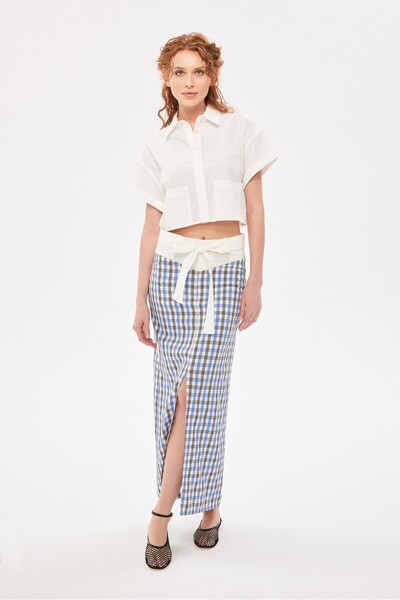 Berr-ın Екрю жіноча сорочка - 124Y04004141 Модель