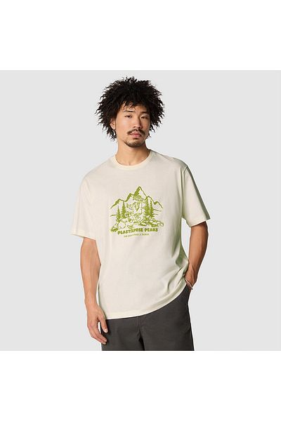 THE NORTH FACE Ανδρικό μπλουζάκι Nature με λευκό στρογγυλό λαιμό