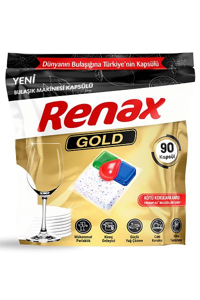 RENAX Gold Dishwasher Capsule 90 Pcs