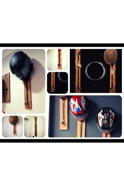GGART DECORATION Motorcu Kask Askısı, Kask Askılığı, Kask Askı Ecov2