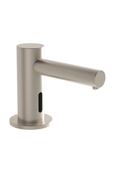 VitrA Origin A4469934 Temassız Kısa Sıvı Sabunluk, Fırçalı Nikel