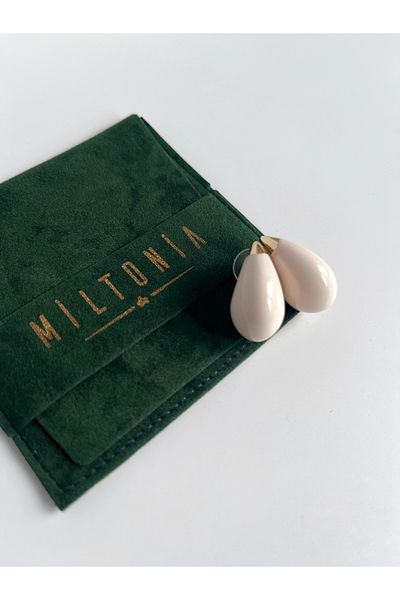 Miltonia Colorful Drop Model Steel Earrings