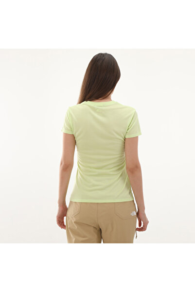 THE NORTH FACE Reaxion Amp Women Green Round Neck T-Shirt