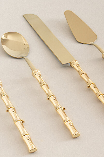 Nazik Home Bamboo Titanium Serving Set (5 Pieces)