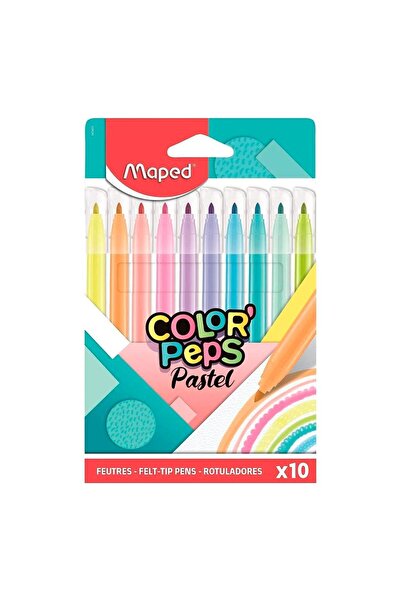 Maped Pastel Renk 10'lu Keçeli Kalem 845469