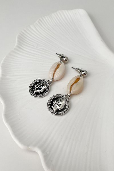 Modex Sea Shell Money Earrings