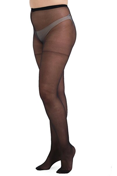 C&City Thin Plus Size 40 Αδιαφανές καλσόν 2 συσκευασιών Πράσινο/Μαύρο