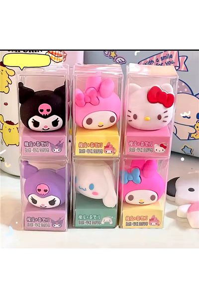 Meyra Accessories Sanrio Kromi My Melody 3D Figure and Pencil Sharpener Gift 1 Piece
