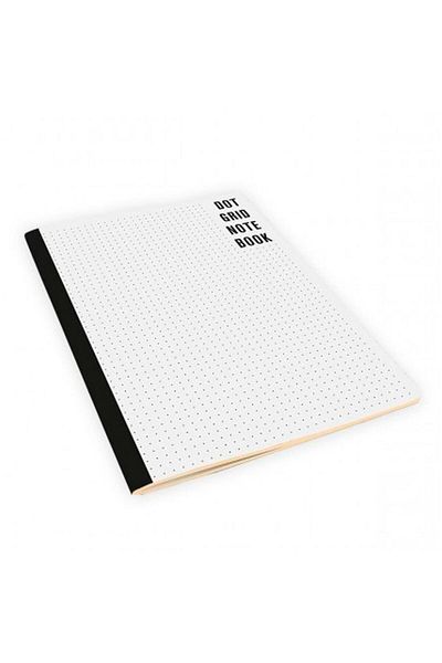 DEFFTER Dots A4 Dotted Tailor Stitched Notebook