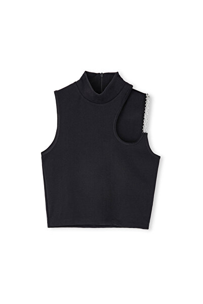 İpekyol Crystal Stone Strap T-Shirt