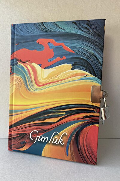 ÇilekKurdu Kilitli Hatıra Günlük Defter 100 Yaprak