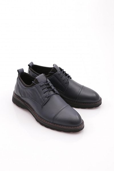 DGN Casual Men's Shoes - Navy Blue Analin 35210123210