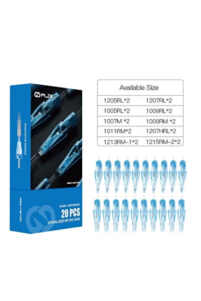 Wjx Cartridges - 0801 Rl Long Taper - Kartuş Dövme Iğnesi