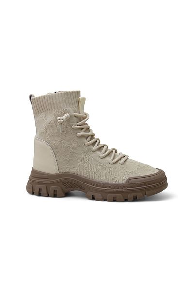 Guja 24k310-22 Textile Trend Beige Γυναικείες Μπότες