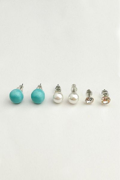 Modex Multiple Pearls Earrings Set