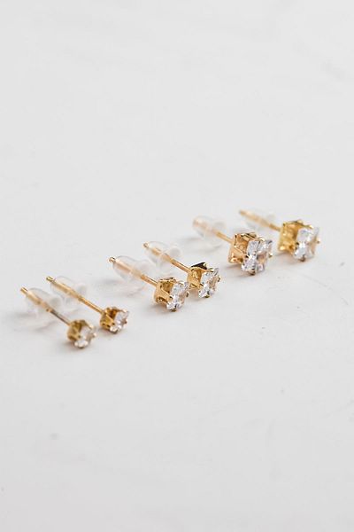 Modex Minimal Multiple Earrings Set