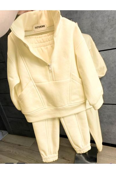 Manj Baby NEW SEASON WINTER 3 THREAD DRESSED 100% COTTON PREMIUM QUALITY CHILDREN'S TRACKSUIT