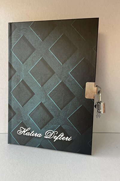 ÇilekKurdu Kilitli Hatıra Günlük Defter 100 Yaprak