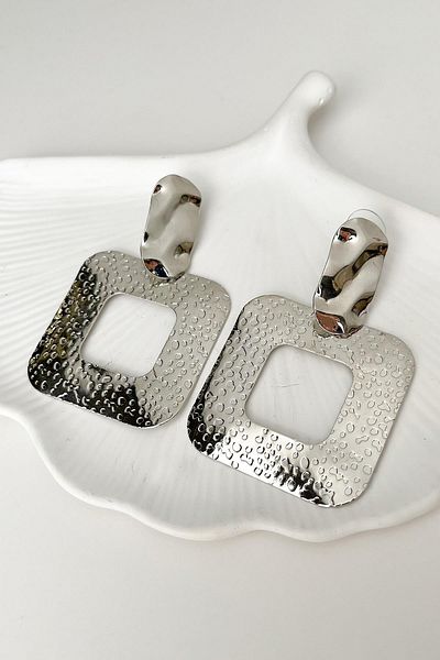 Modex Textured Dangle Earrings