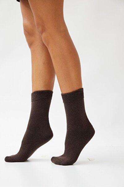 Katia&Bony Children's Towel Socks Dark Brown