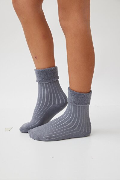 Katia&Bony Gray Girl's Towel Socks
