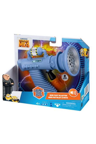 TOYFEST مسدس غاز Despicable Me 4 / Crazy Thief يصدر 8 أصوات غاز مختلفة