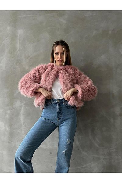 TOPSHOW Plush Long Arm Fur