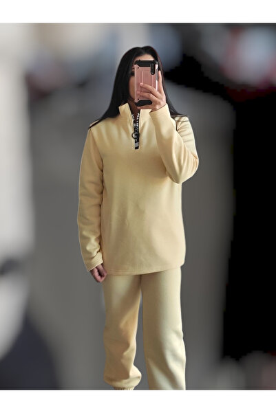 Sublime Butik Kadın Sweatshirt  Eşofman Regular Kalın Takım