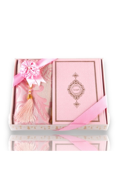 Hayrat Neşriyat Termo Deri Orta Boy Kuranı Kerim + Seccade + İnci Tespih - He...