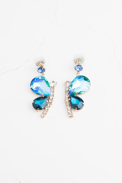Modex Gold Color Butterfly Earrings