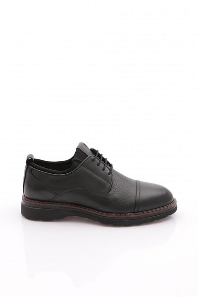 DGN Men's Casual Shoes Genuine Leather Black Analine 35210123210