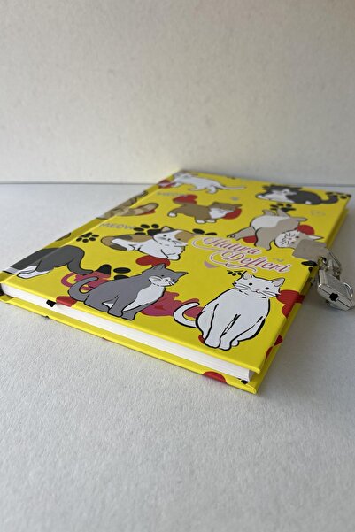 ÇilekKurdu Kilitli Hatıra Günlük Defter 100 Yaprak