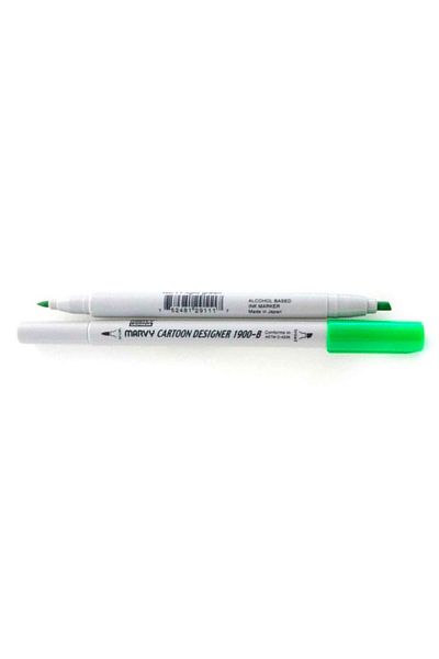 ADEL OYUNCAK Marvy 1900b-s/11 Light Green Graphic Marker Pen
