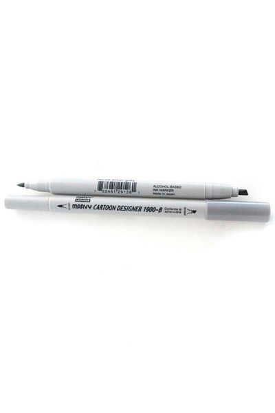 ADEL OYUNCAK Marvy 1900b-s/26 Silver Gray Graphic Marker Pen
