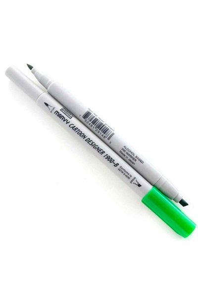 ADEL OYUNCAK Marvy 1900b-s/48 Leaf Green Graphic Marker Pen