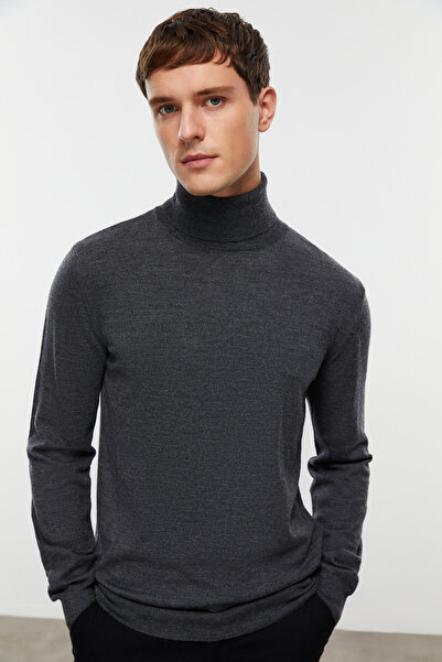 Mudo Balıkçı Yaka Merino Yün Kazak