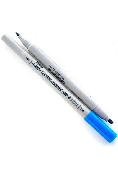ADEL OYUNCAK Marvy 1900b-s/10 Light Blue Graphic Marker Pen