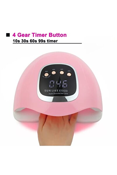 SunLikE X 15 Uv Led Tırnak Kurutucu 320 W 66 Led Protez Tırnak Kalıcı Oje Kurutma Makinesi X 15 2023