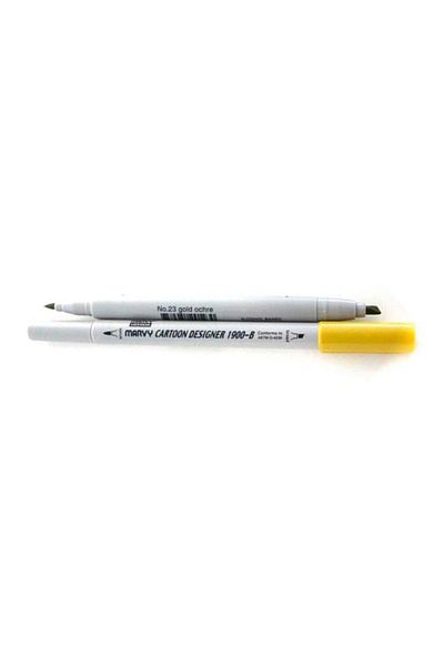 ADEL OYUNCAK Marvy 1900b-s/23 Gold Ochre Graphic Marker Pen
