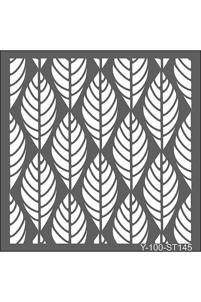 Artdeco Leaves 145 - Stencil 30x30cm
