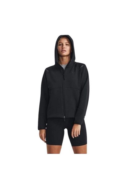 Under Armour Unstoppable Fleece Fz 1379842-001 Women's Black Coat&Jacket