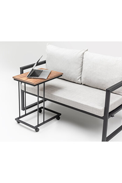 Gaga Mobilya - Tekerlekli, C Zigon Sehpa