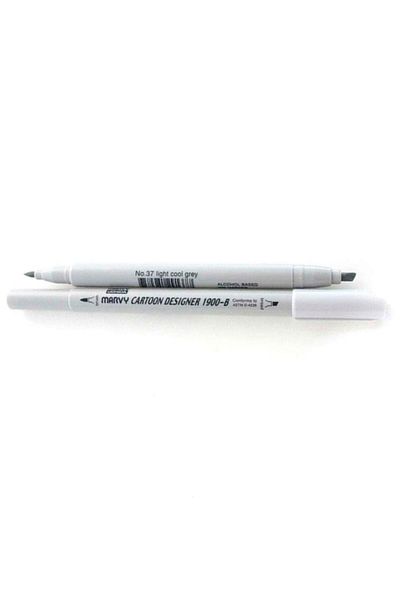 ADEL OYUNCAK Marvy 1900b-s/37 Light Cool Gray Graphic Marker Pen